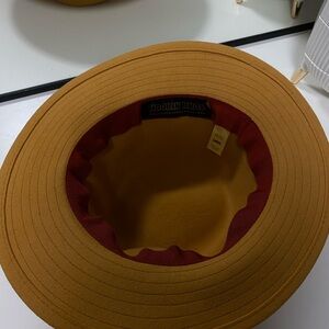 Goorin Bros Tan and Red Hat